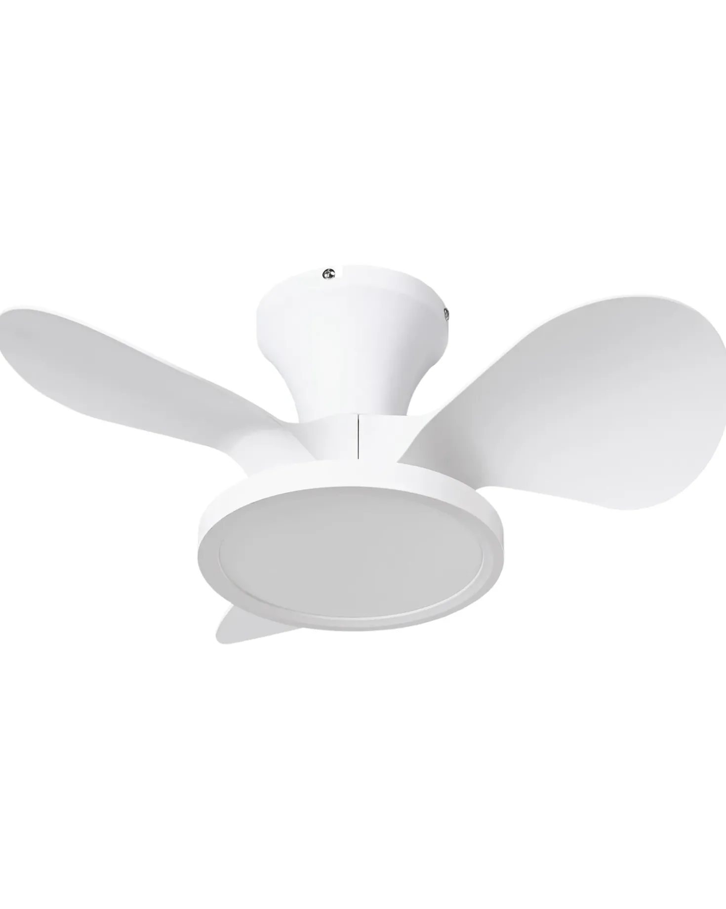 Ventilatore a soffitto con luce PUNTI con telecomando LED Bianco
