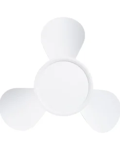 Ventilatore a soffitto con luce PUNTI con telecomando LED Bianco