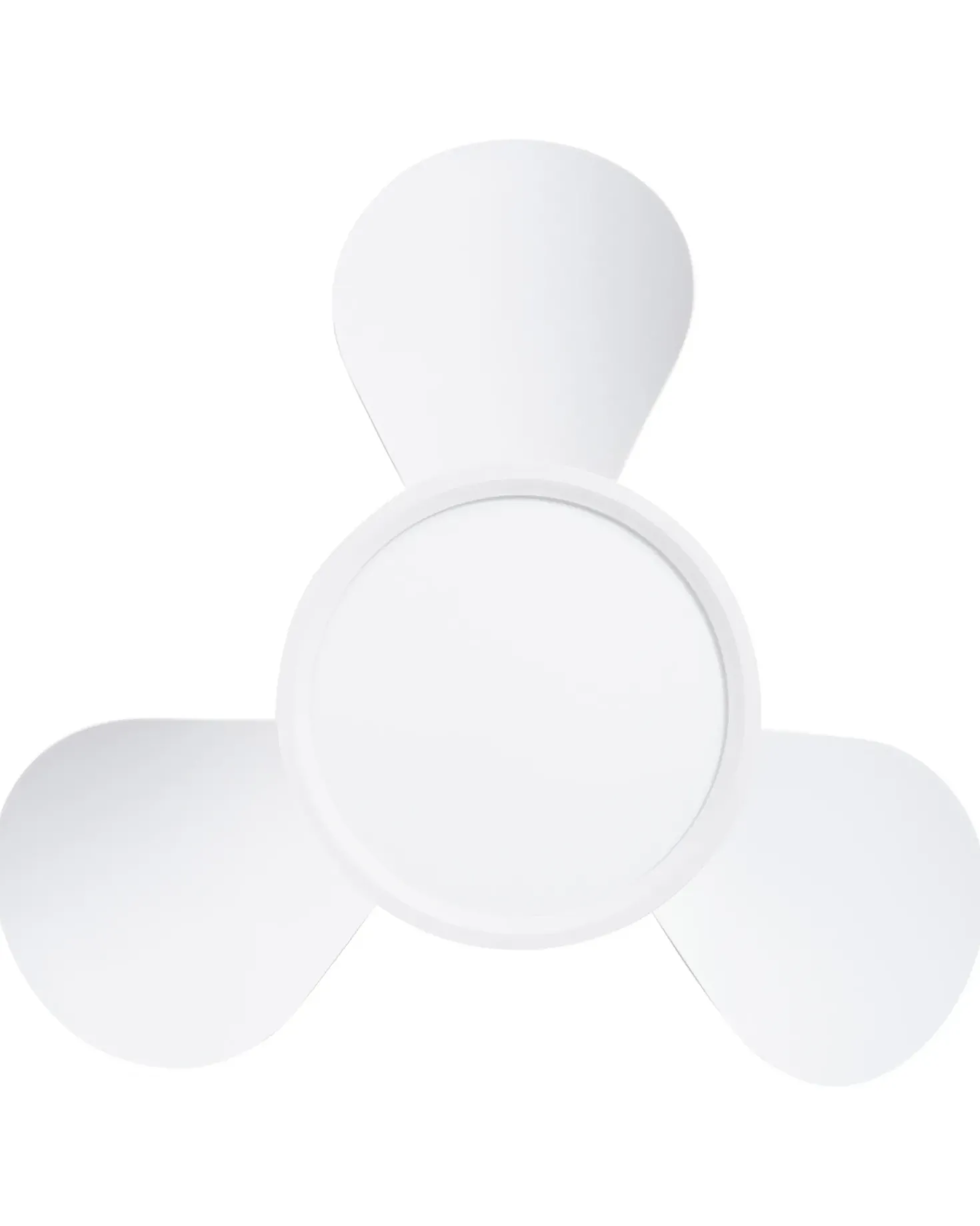 Ventilatore a soffitto con luce PUNTI con telecomando LED Bianco