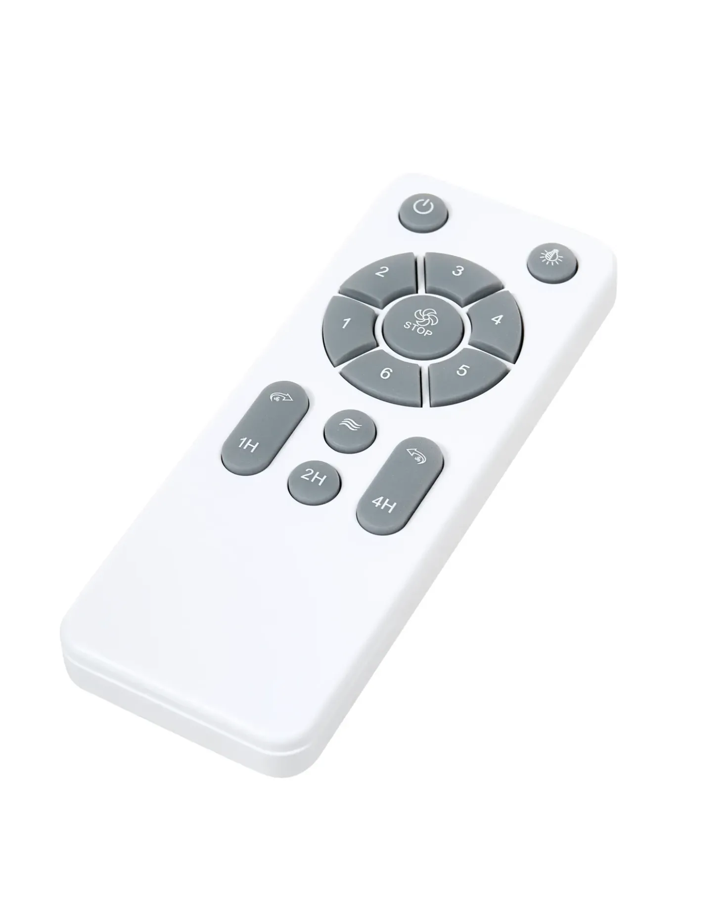 Ventilatore a soffitto con luce PUNTI con telecomando LED Bianco
