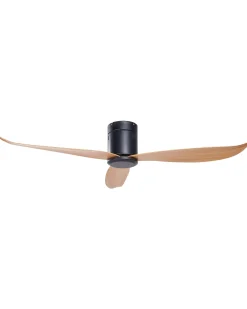 Ventilatore a soffitto MALAD con telecomando Nero