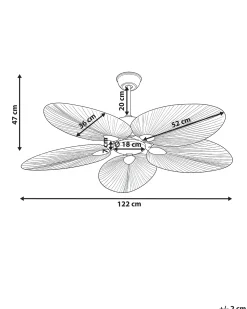 Ventilatore a soffitto MAMMOTH Naturale