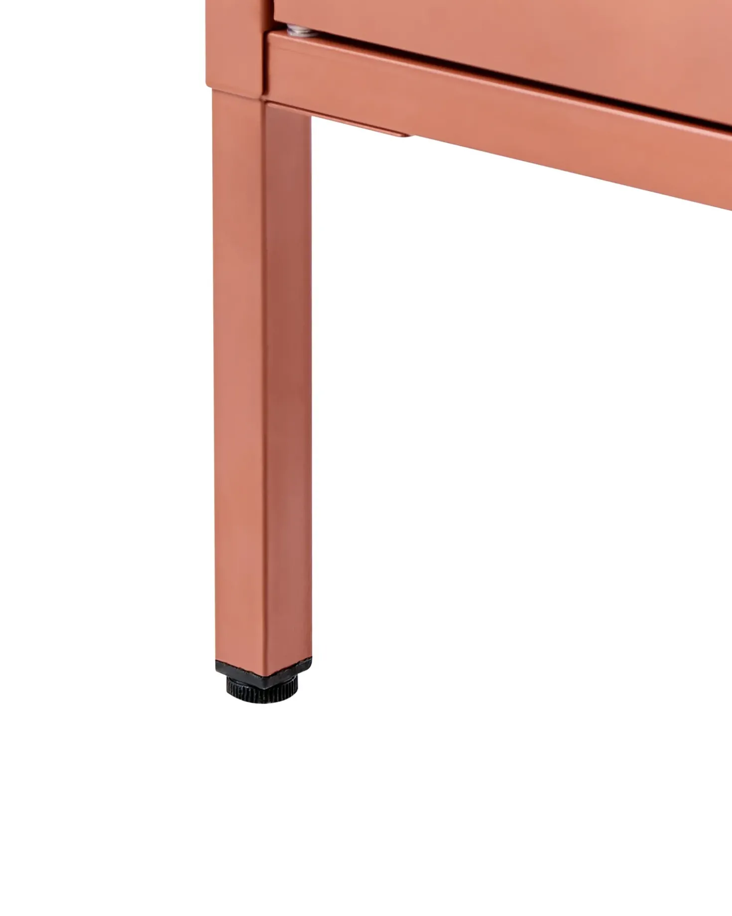 Vetrina in vetro HARTY Metallo 80 cm Marrone dorato