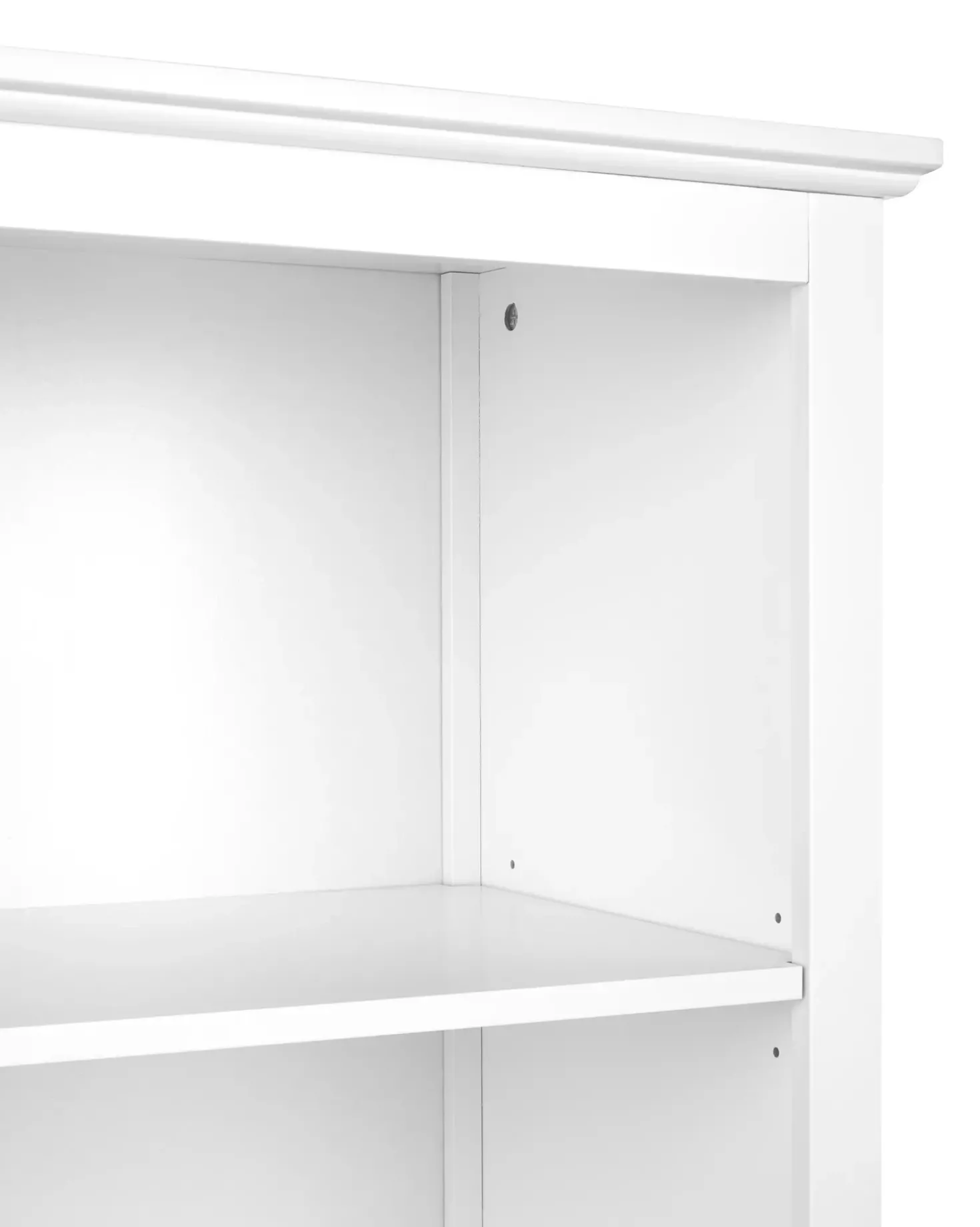Vetrina in vetro LUSBY 75 cm Bianco