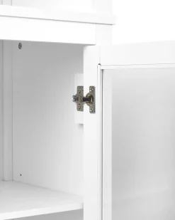 Vetrina in vetro LUSBY 75 cm Bianco