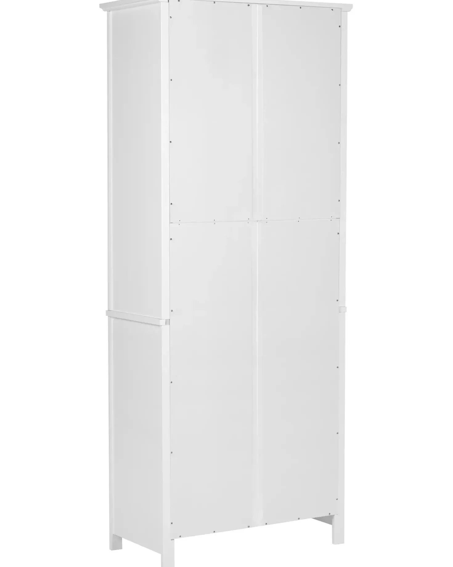 Vetrina in vetro LUSBY 75 cm Bianco