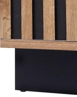 Vetrina in vetro MANAIA 60 cm Marrone