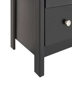 Vetrina in vetro NORNALUP 80 cm Nero