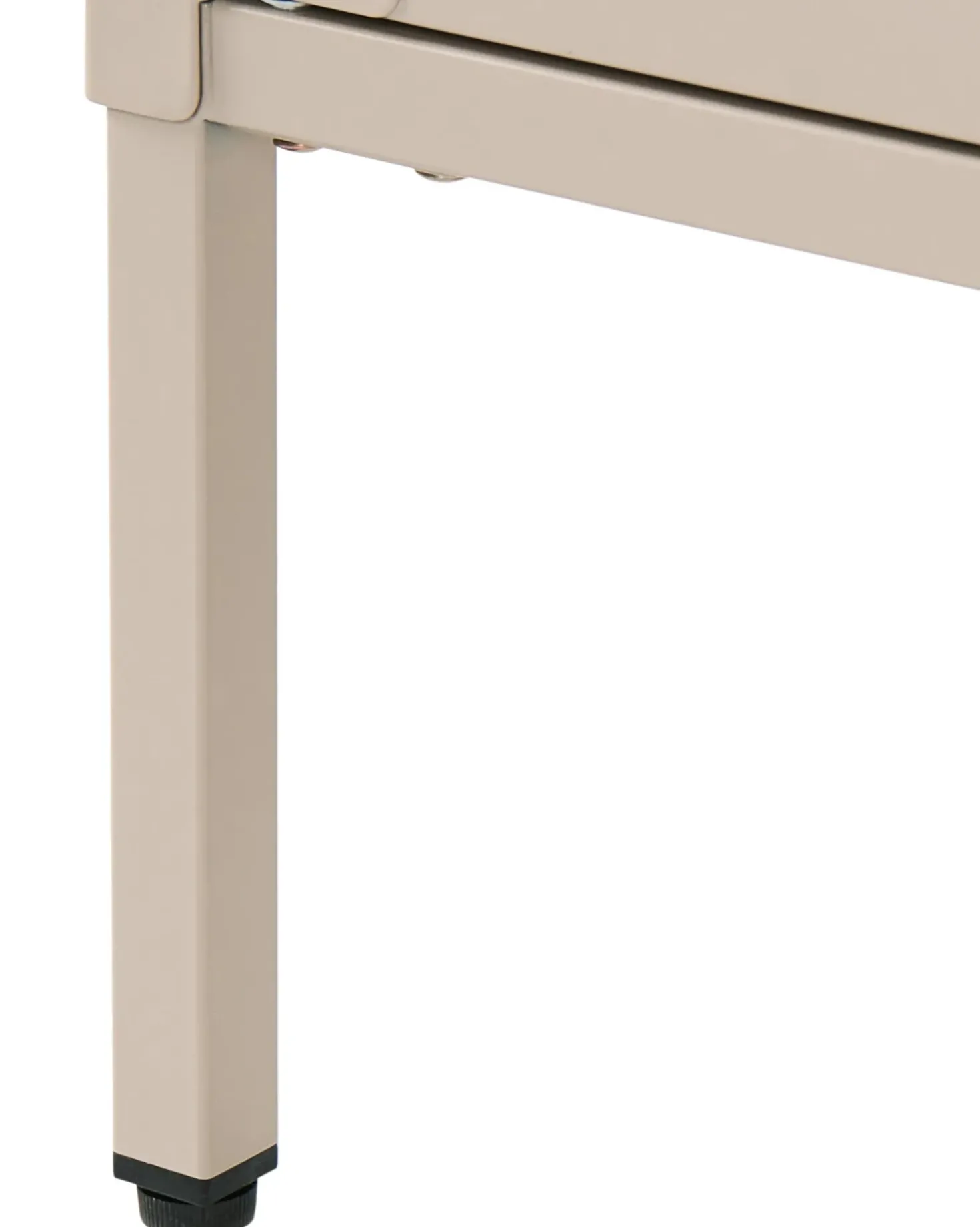 Vetrina in vetro OXTED Metallo 80 cm Beige