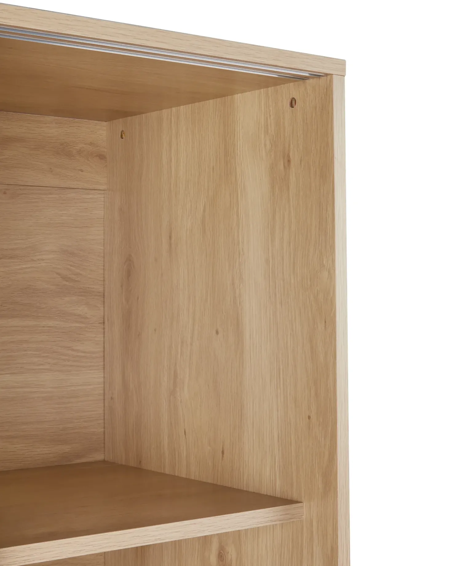 Vetrina in vetro RUMSON 80 cm Marrone chiaro