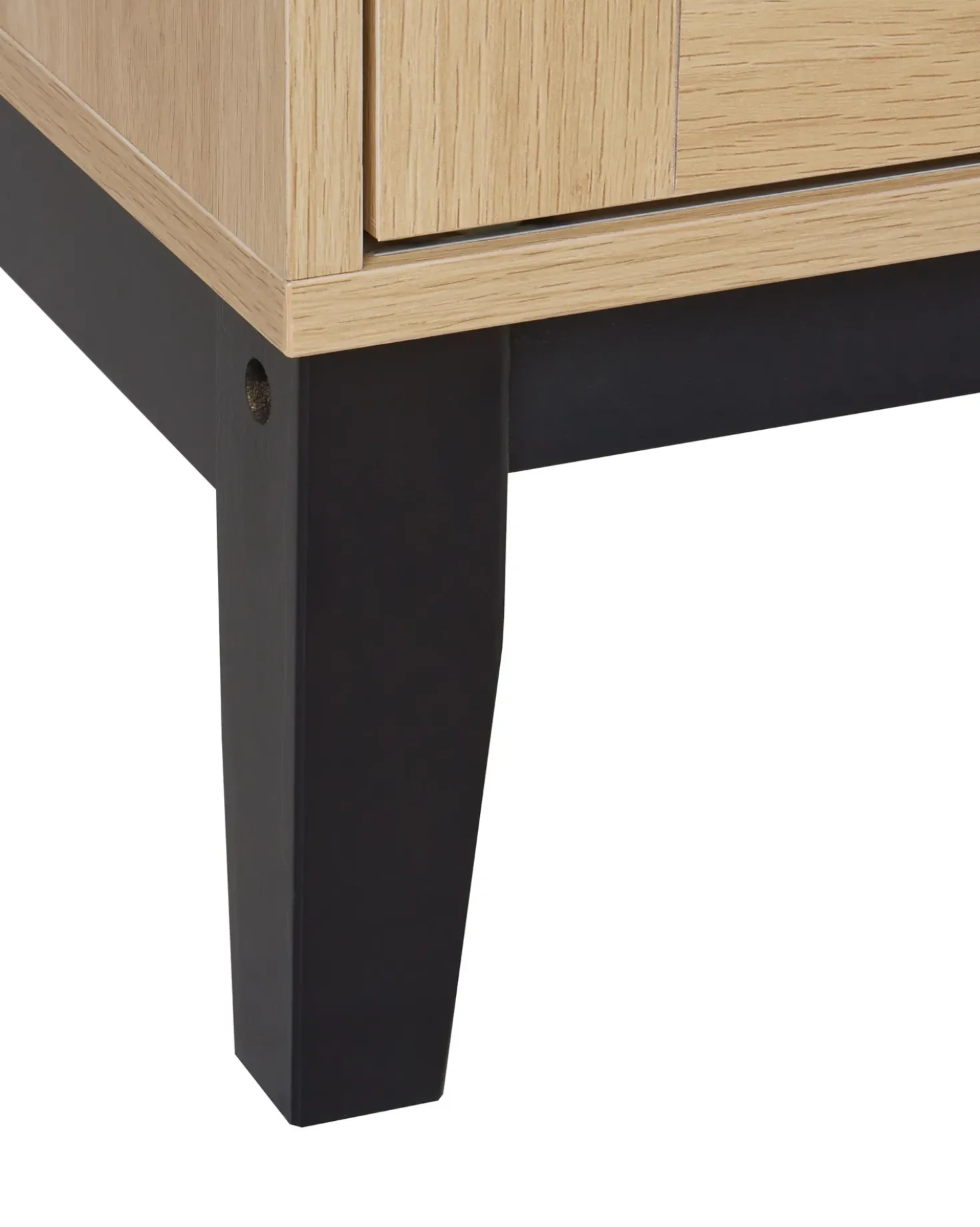 Vetrina in vetro RUMSON 80 cm Marrone chiaro