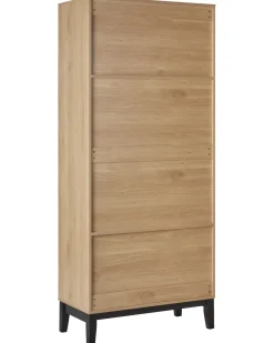 Vetrina in vetro RUMSON 80 cm Marrone chiaro