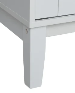 Vetrina in vetro RUMSON 80 cm Bianco