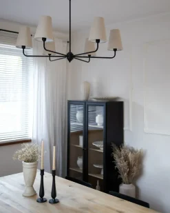 Vetrina in vetro TINGLEDALE 80 cm Nero